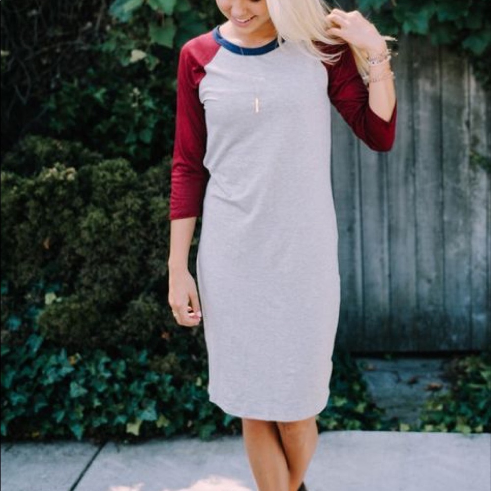 LulaRoe black and grey Julia